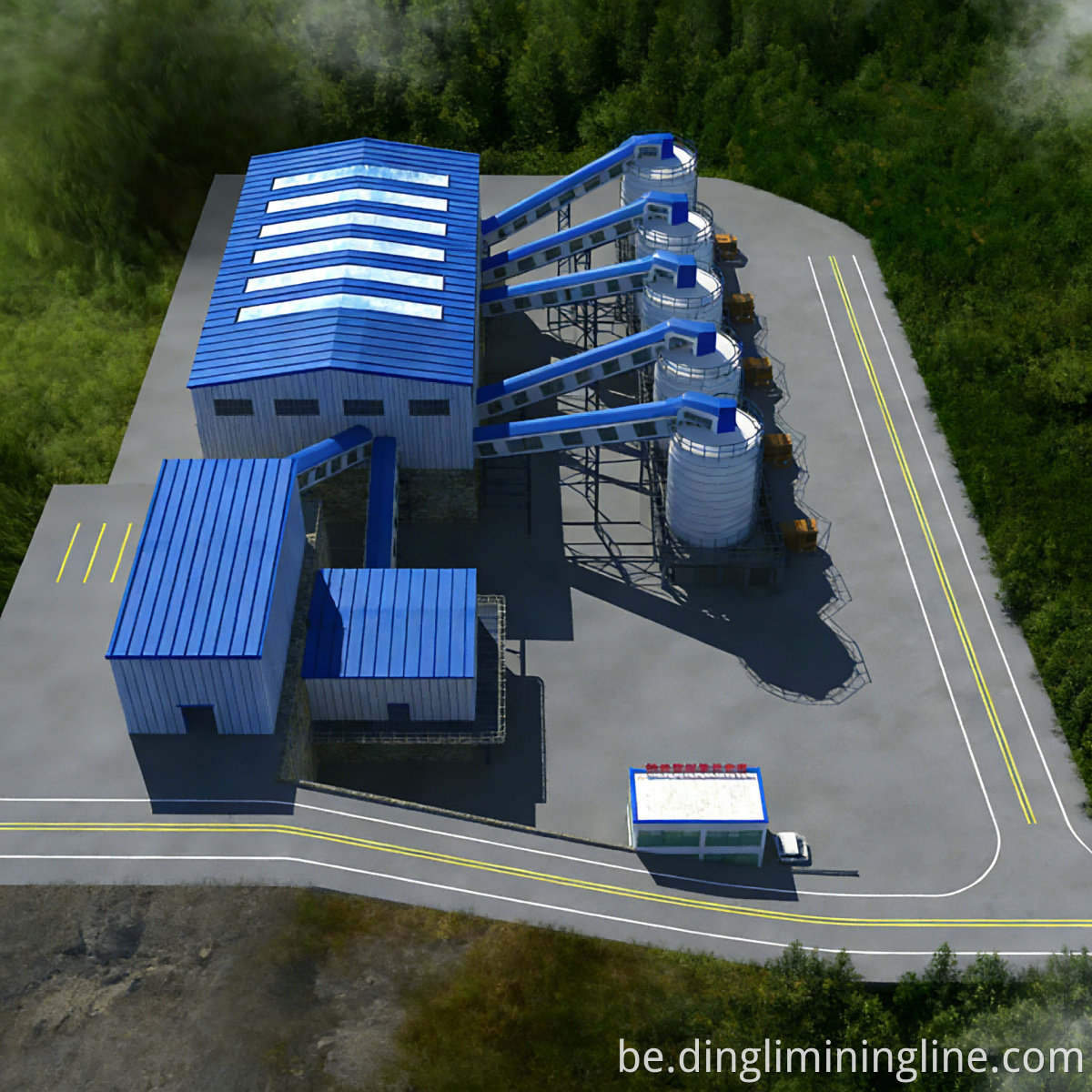 210-я эфектыўная лінія каменных запаўняльнікаў 210th Efficient Stone Aggregate Line